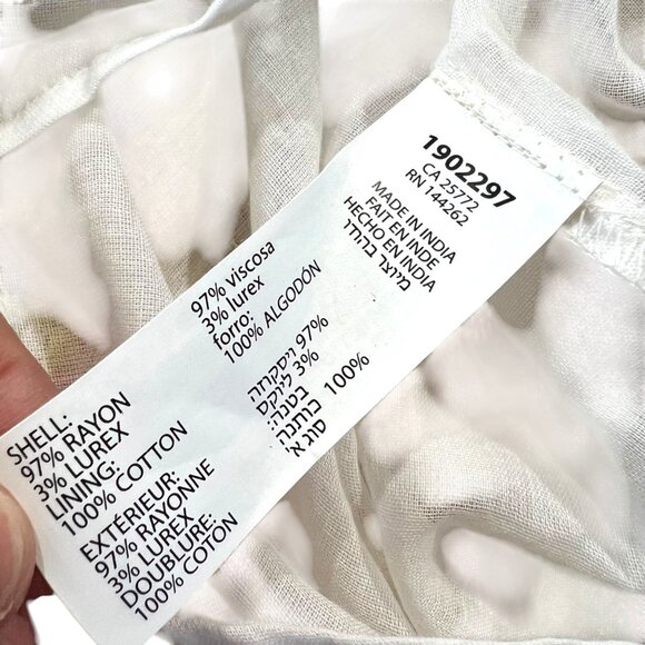 Black Tape Metallic Striped Sleeveless Tie-Dye Midi Dress Yellow Gold Size Small - Picture 11 of 13